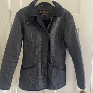 Barbour polarquilt coat jacket navy US 4